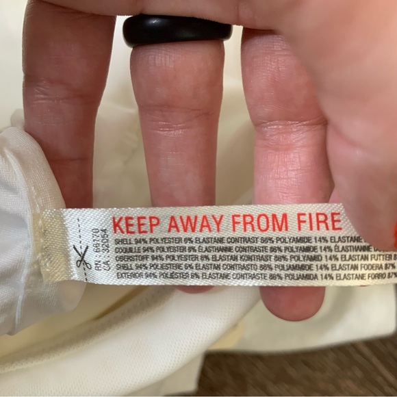 FP Movement White Tempo Light as Air Run Shorts L NWT - Picture 9 of 9